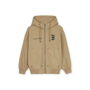 MLB Boston Red Sox Jackets Coats Unisex Beige Yellow