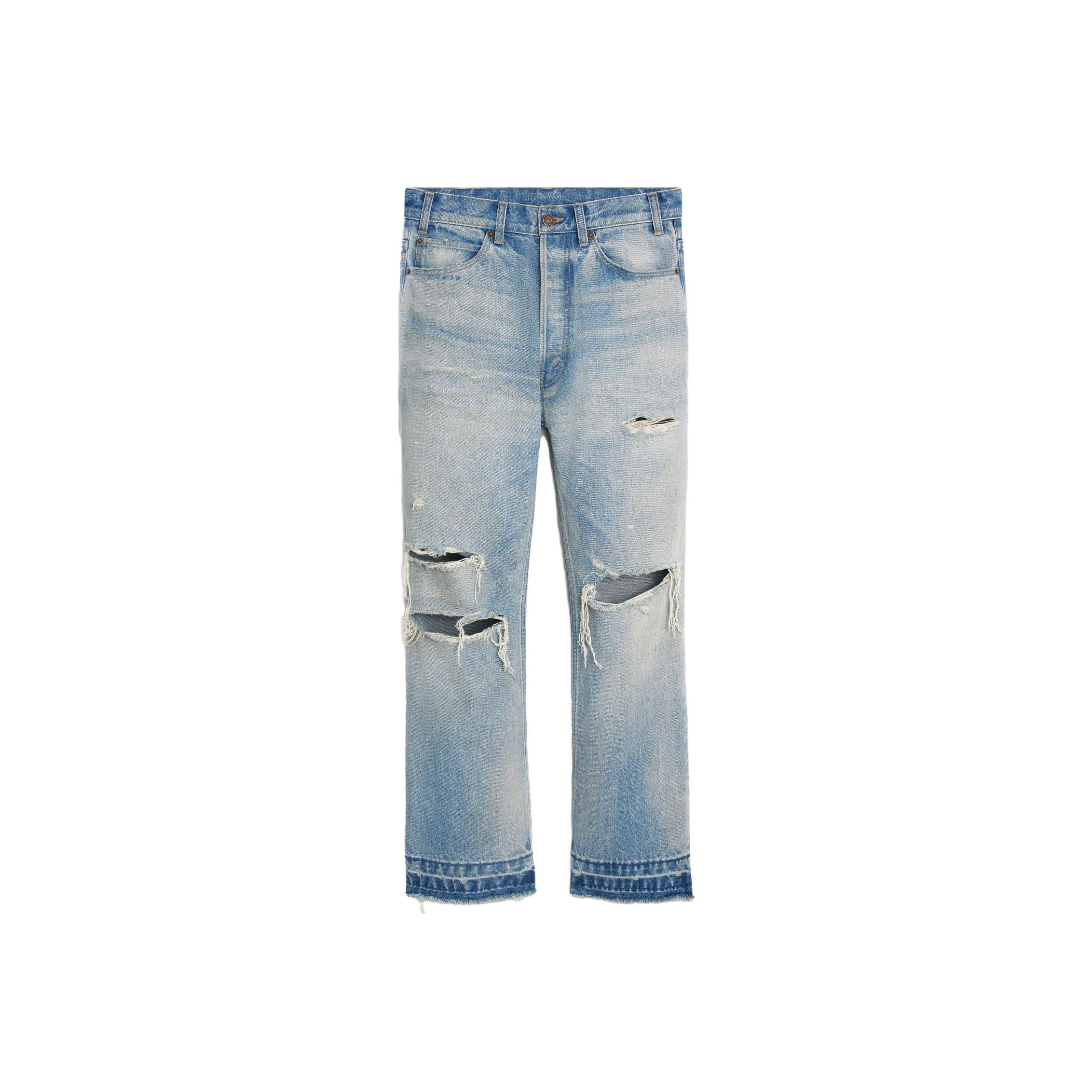CELINE HOMME Wesley Straight-Leg Distressed Jeans for Men