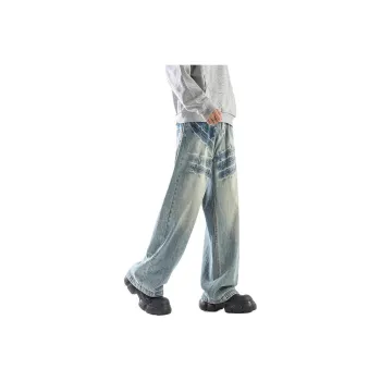 Children Of Huaxia 2025 Spring And Summer Jeans Men's Nostalgic Blue