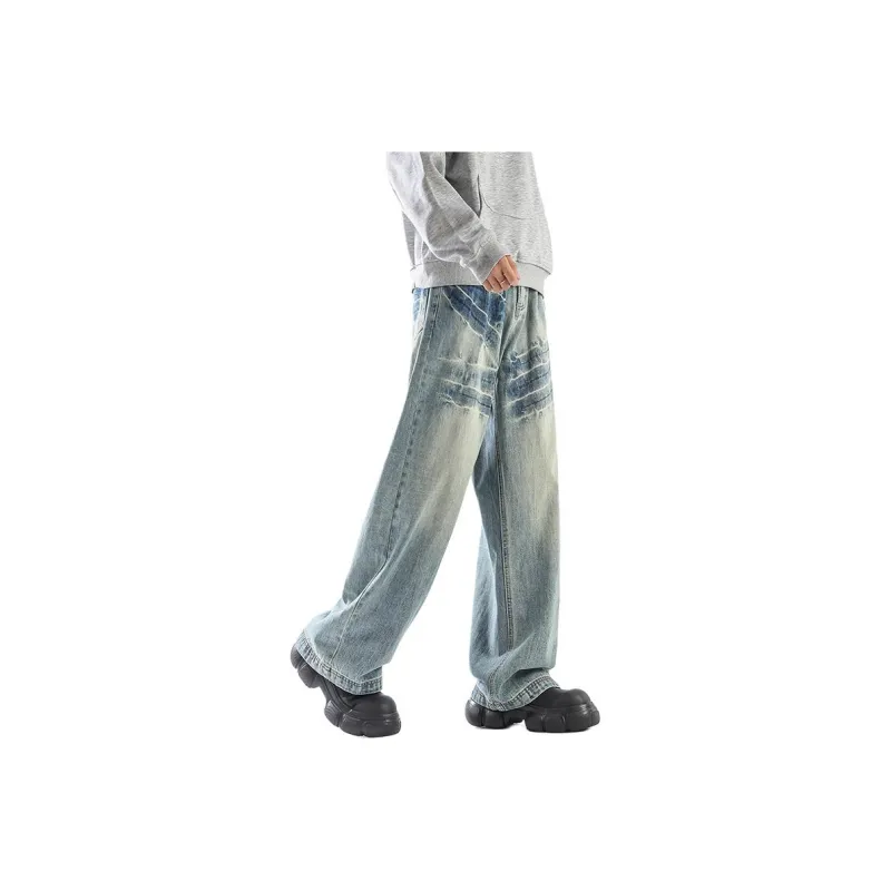 Children Of Huaxia 2025 Spring Summer Jeans Men's Nostalgic Blue-0