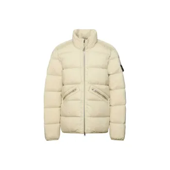 STONE ISLAND High Neck Zip Up Coat