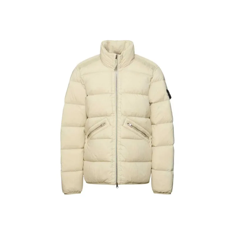STONE ISLAND High Neck Zip Up Coat-0