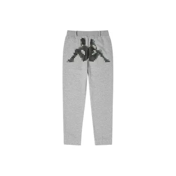 Kappa Straight Sports Pants Unisex Heather Gray