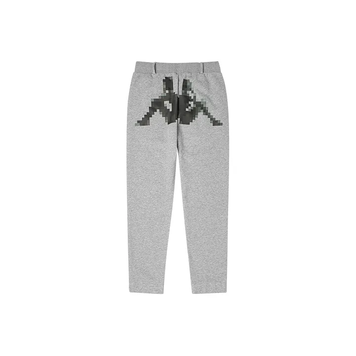 Kappa Straight Sports Pants Unisex Heather Gray-0