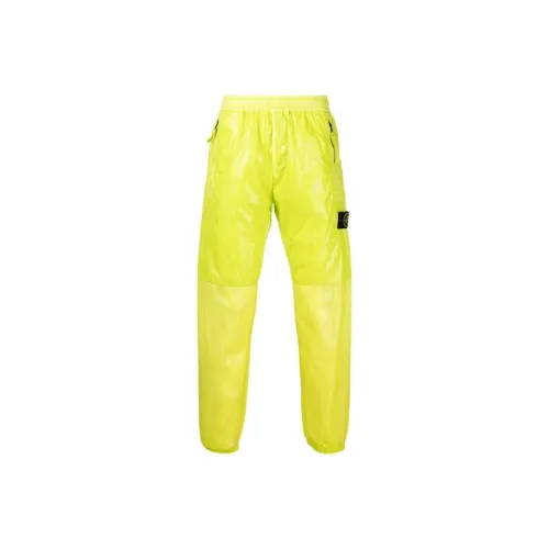 STONE ISLAND Knitted Sweatpants Men Yellow