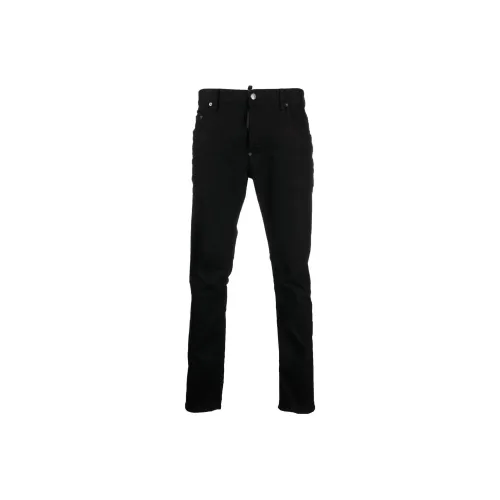 DSQUARED 2 Logo Patch Slim Fit Jeans
