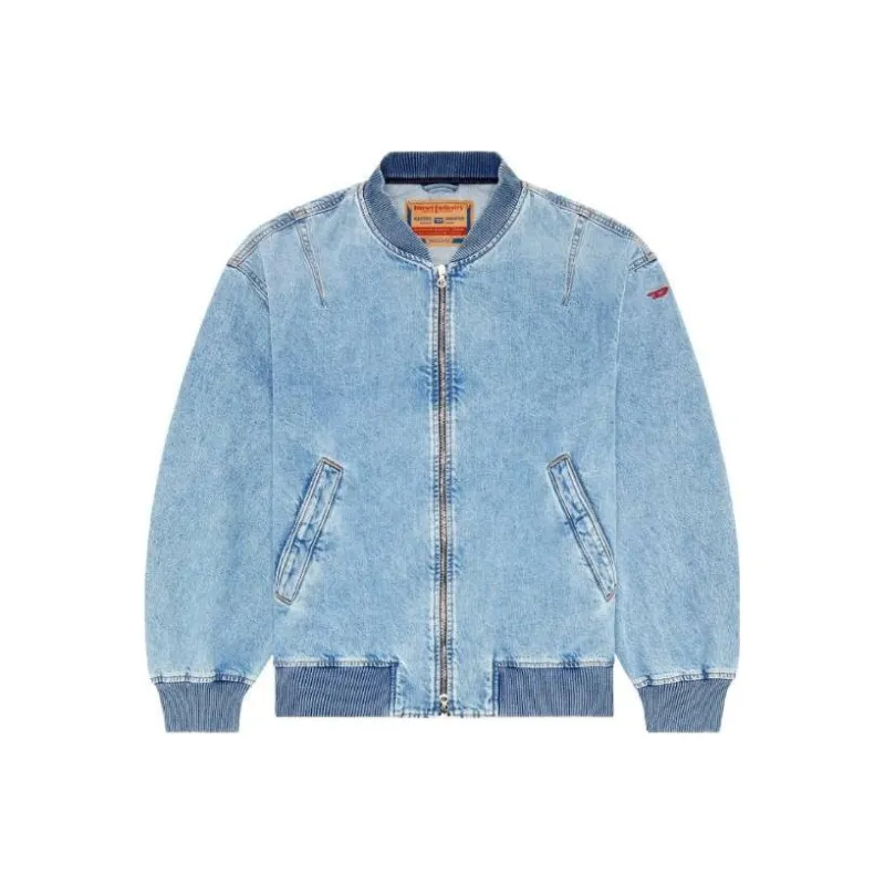 DIESEL D Vinz Zipped Denim Jacket-0