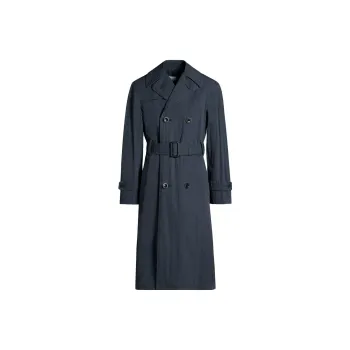 Maison Margiela Belted Button Up Trench Coat