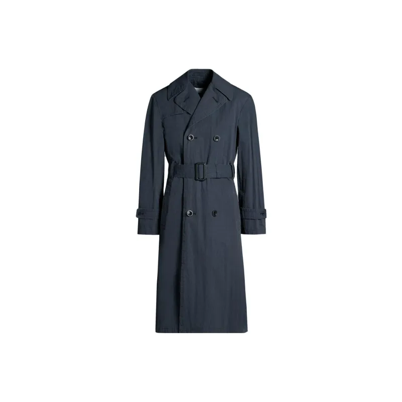 Maison Margiela Belted Button Up Trench Coat-0