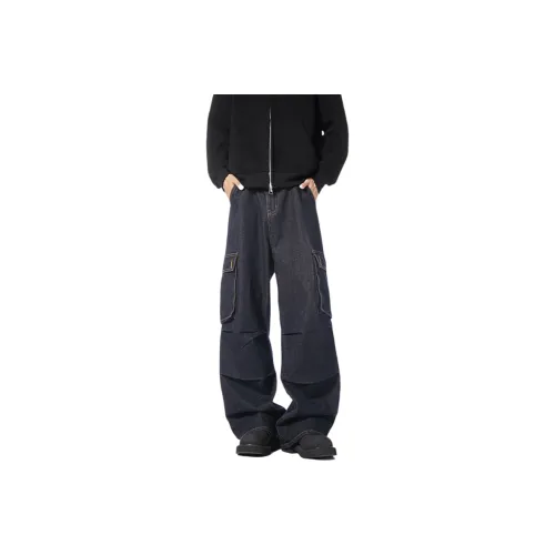 Fakeyoung Casual Pants Unisex Black