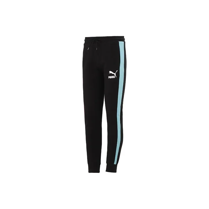 PUMA T7 Knitted Sweatpants Men's Black-0