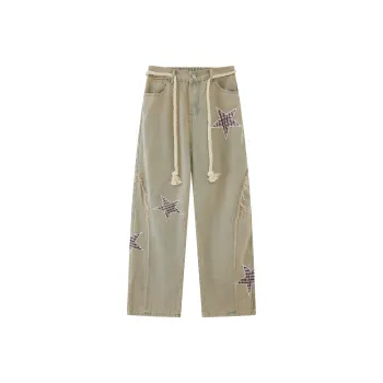 KLAMMKICKS Jeans Unisex Yellow Mud