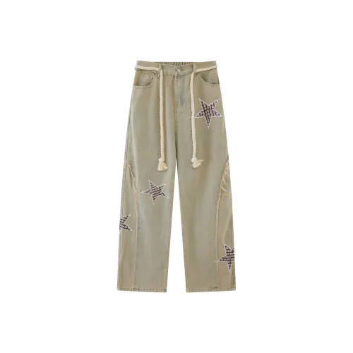 KLAMMKICKS Jeans Unisex Yellow Mud