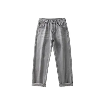 SONGS ALONG Jeans Unisex Smoke Gray