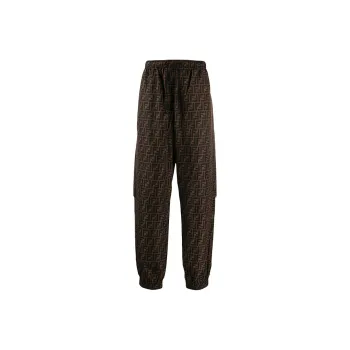 FENDI Casual Pants Men Brown