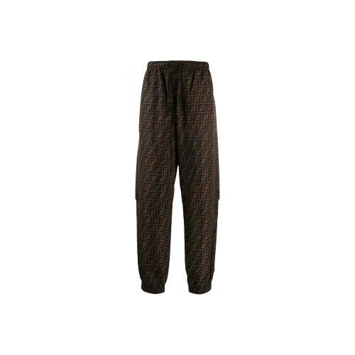 FENDI Casual Pants Men Brown