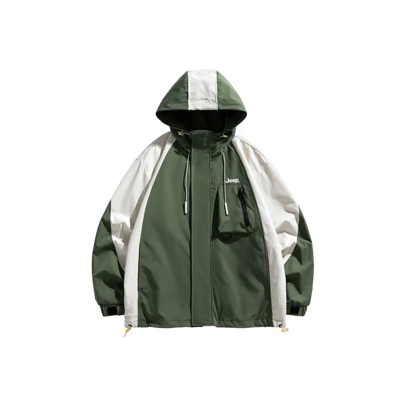 Jeep Jackets Coats Unisex Army Green-0