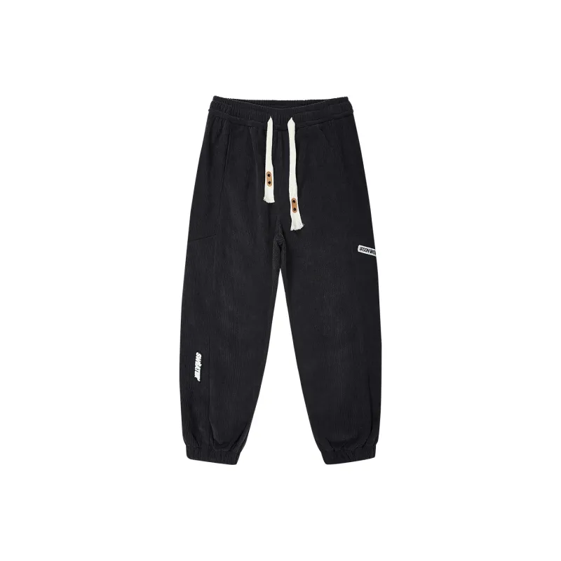 JASONWOOD Autumn And Winter Season Knitted Sports Pants Trendy Thickened Casual Pants Unisex-14