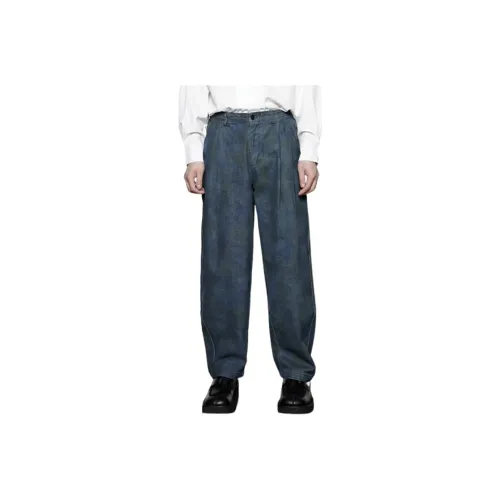 RAYSHOW Jeans Men Navy Blue