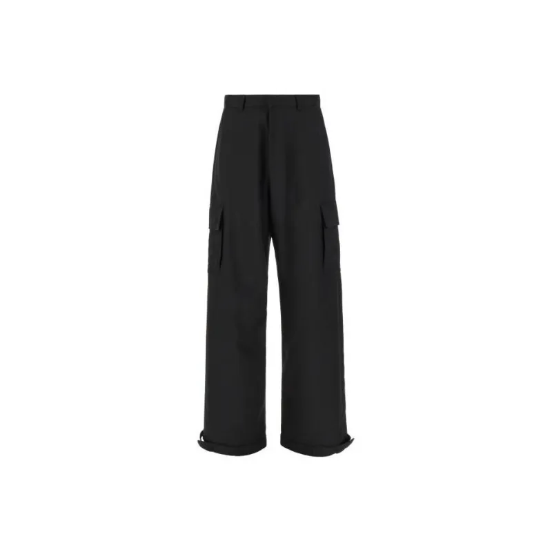 OFF WHITE Wide leg Cargo Trousers-0