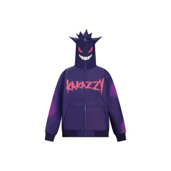 KAKAZZY Leather Jacket Unisex Purple