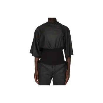 RICK OWENS Cylinder Silk Blouse