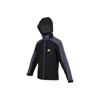 Kappa SOFTSHELL Jackets Coats Unisex Black Gray Silver