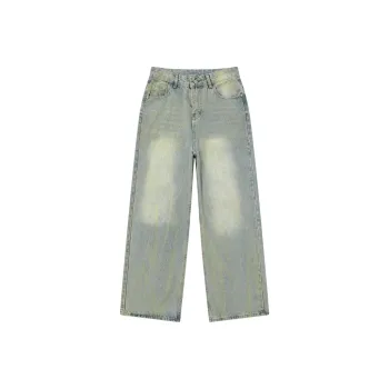 JUNGLE TIGER Jeans Unisex Distressed Color