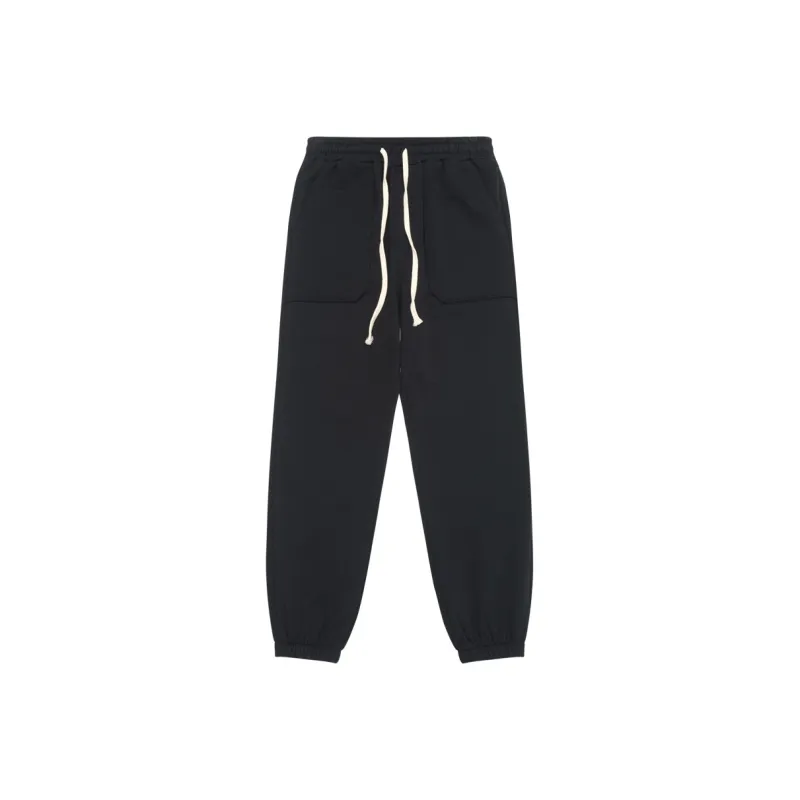 UFZ Knitted Sweatpants Unisex Black-0