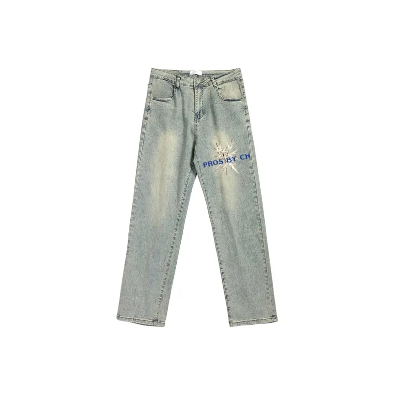 PROS BY CH Straight Jeans Unisex Yellow Mud-0