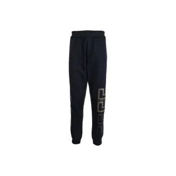 VERSACE VERSACE Knitted Sports Pants Men's Dark Blue