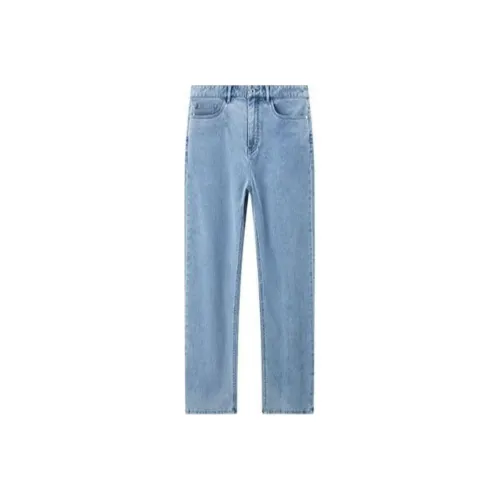 Jiumuwang Men's Pants Expert Jeans Men's Light Blue