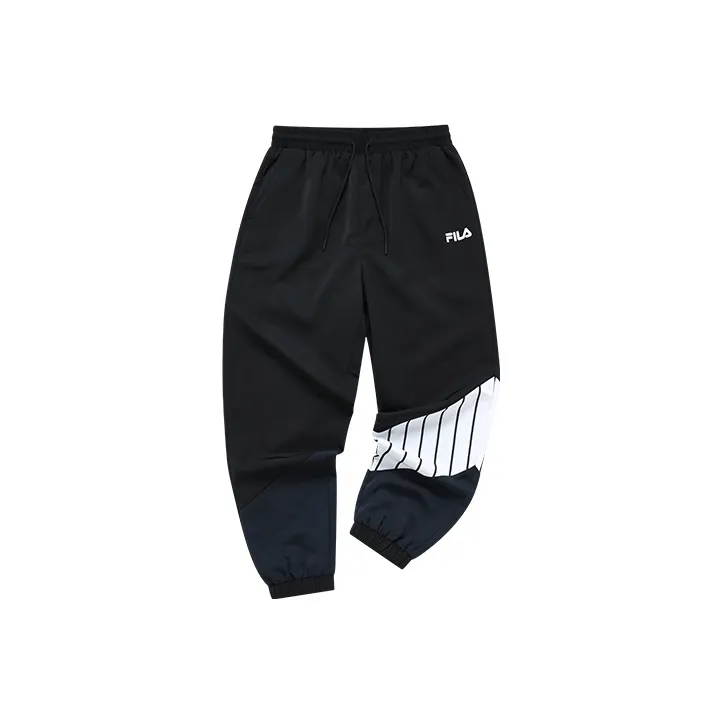 FILA FUSION Knitted Sweatpants Men's Pitch Black-0