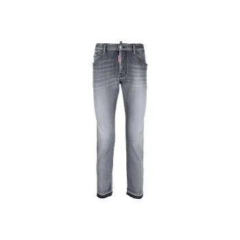 DSQUARED 2 Logo Patch Cropped Jeans