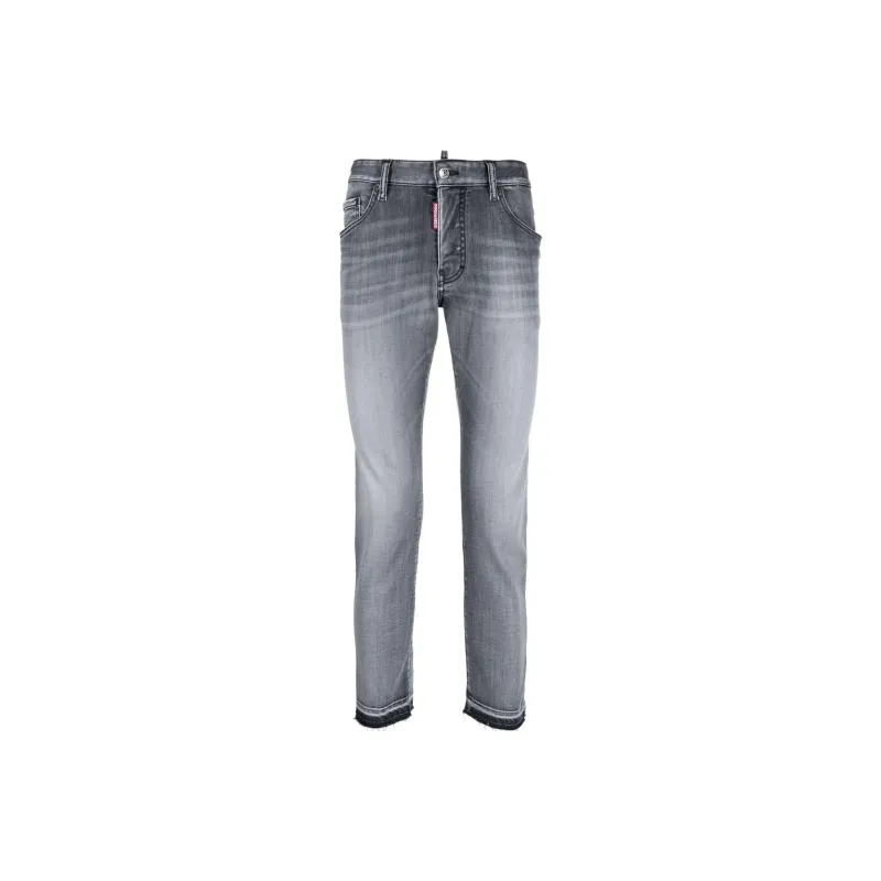 DSQUARED 2 Logo Patch Cropped Jeans-0