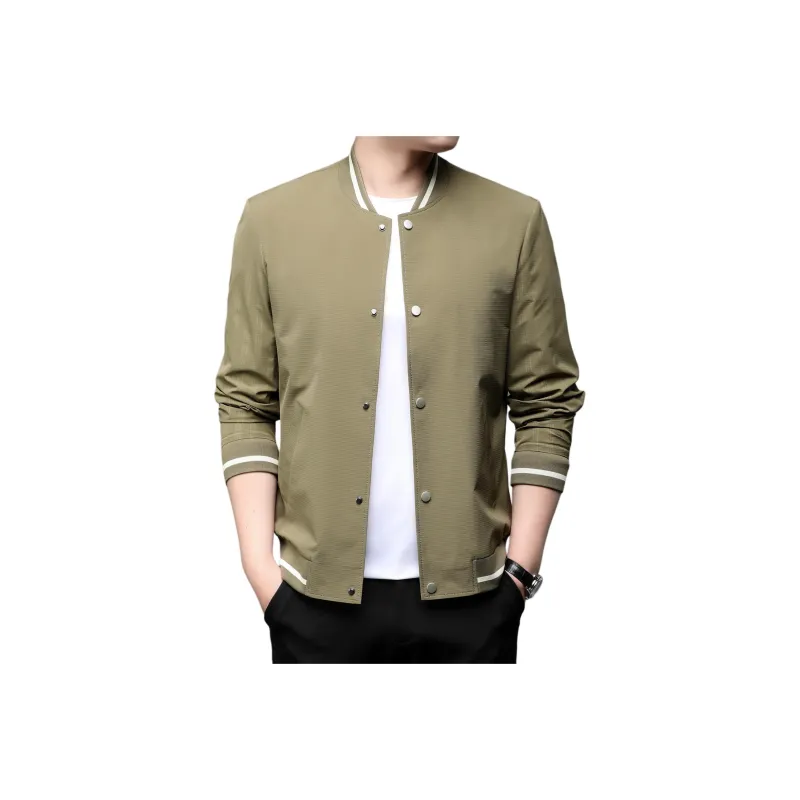 PIERRE CARDIN Jackets Coats Men's Army Green-5