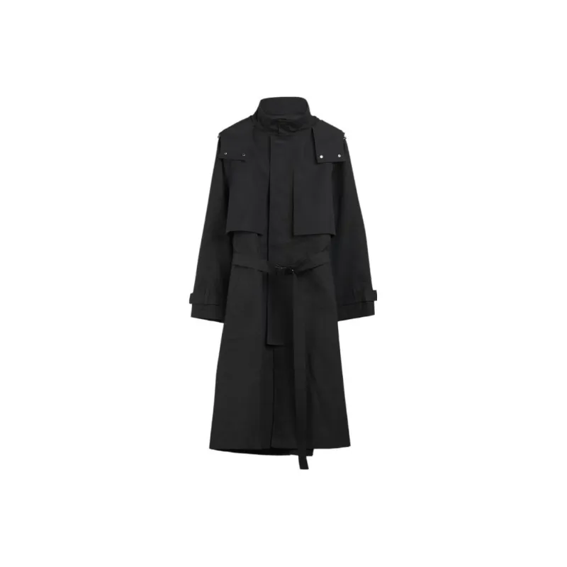 Y 3 Trench Coats Unisex Black-0