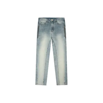 4EVER LAB Jeans Unisex Washed Blue