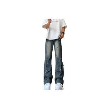 POLAR BEAR Workwear Jeans Unisex Classic Black And Blue