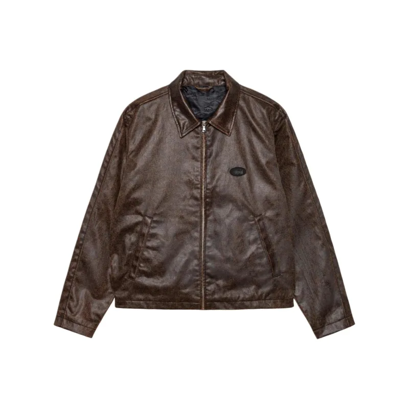 Stussy Coated Cotton Club Jacket-0