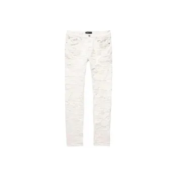 PURPLE BRAND Distressed Low rise Skinny Jeans