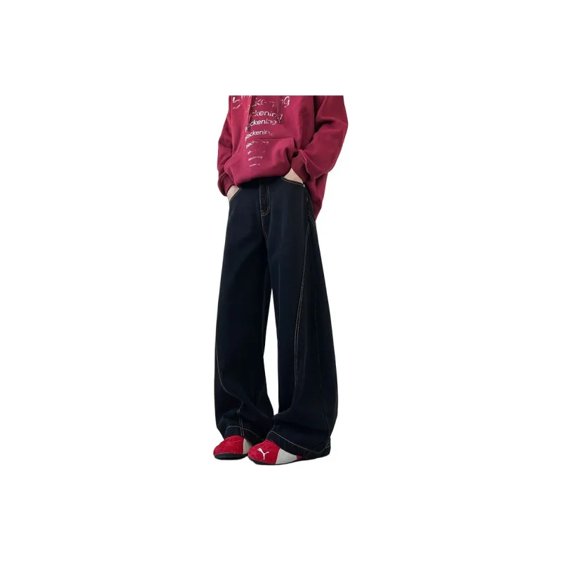 Warrior Huichao Star Cloud Collection Jeans Unisex-5