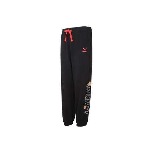 PUMA Knitted Sweatpants Men Black