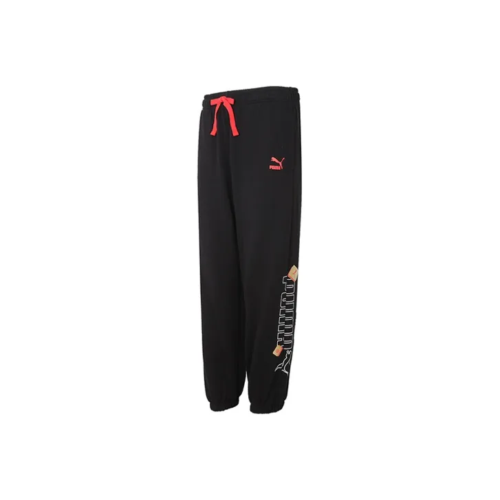 PUMA Knitted Sweatpants Men Black-0