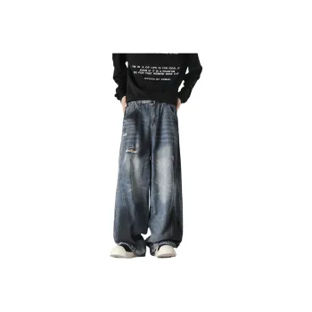 BRYAN JIMENEZ Jeans Unisex Blue