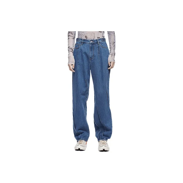 Feng Chen Wang Jeans Men Blue-0