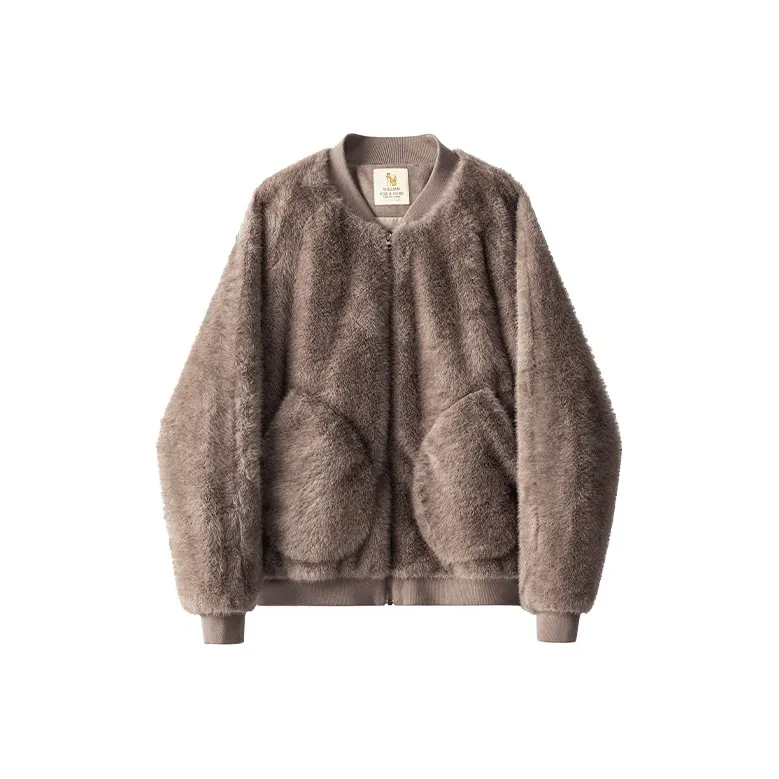 WILLIAM FOX&SONS Jackets Coats Unisex Beige Brown-0