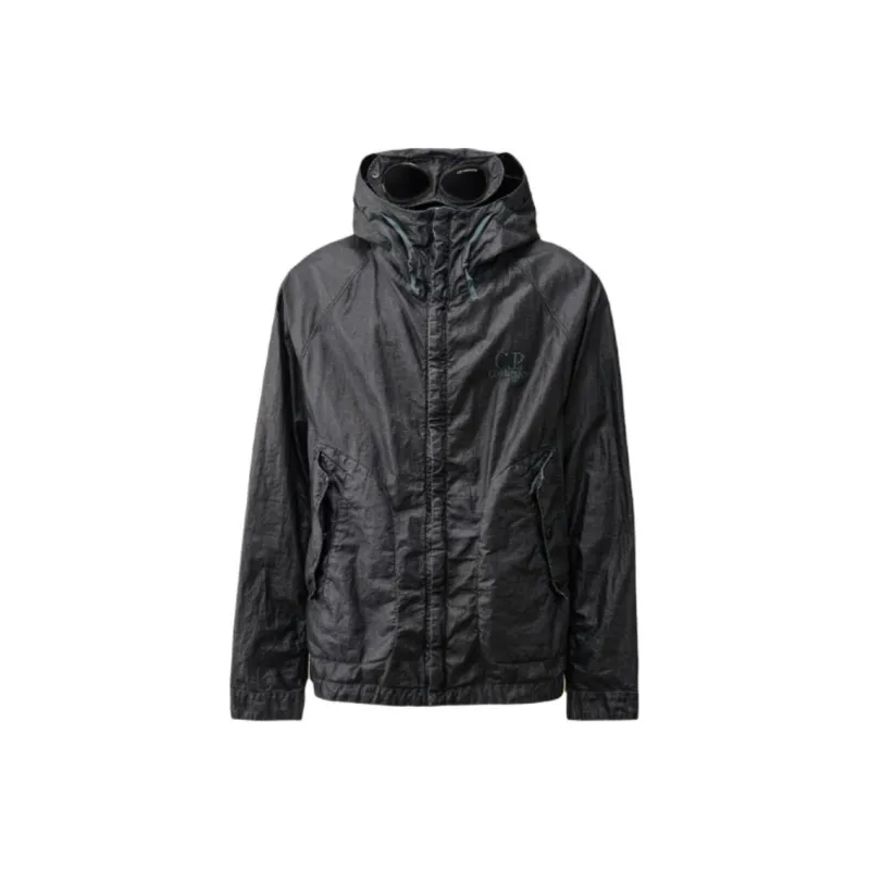 C.P.Company Goggle Waxed Jacket-0