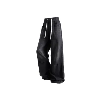 BOTH PLAY Jeans Unisex Black Gray Color