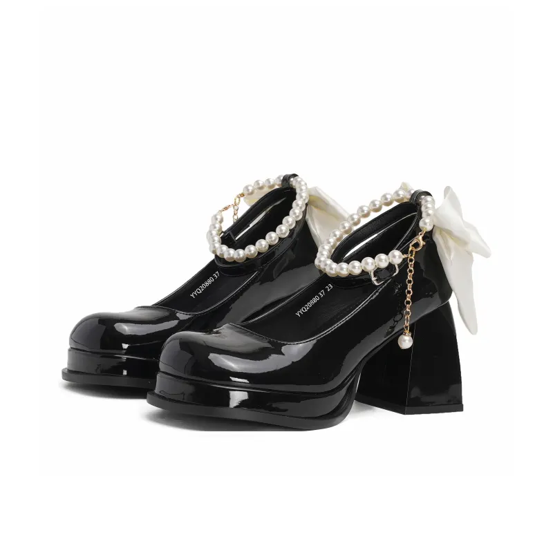 Take The Qin Chunky Heel Mary Jane Shoes Women's-9